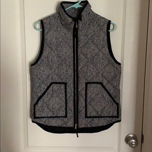 J Crew herringbone vest